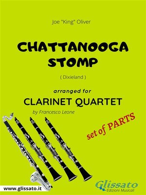 cover image of Chattanooga Stomp--Clarinet Quartet set of PARTS